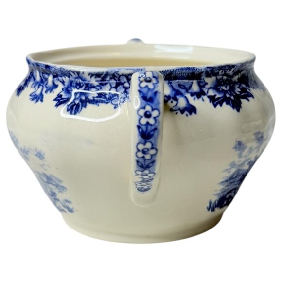 English Village Salem China Co Sugar Bowl With Lid & Creamer Set England Vintage - Picture 4 of 16